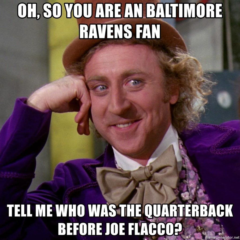Baltimore Ravens fans meme
