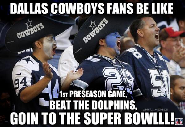 Dallas Cowboys fans meme