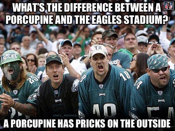 Philadelphia Eagles fans meme
