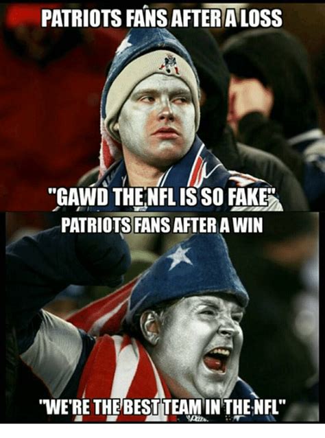 New England Patriots fans meme